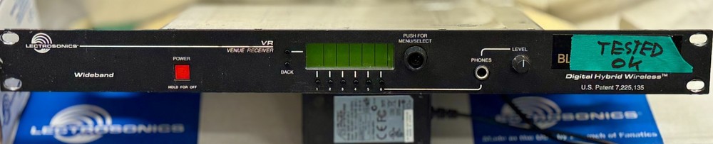 Lectrosonics VRM WBM Venue Modular Receiver Wideband MID Blk 21-29 NO Modules