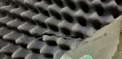 Near Perfect 39x78x3 Self Adhesive Egg Crate Acoustic Foam Soundproofing