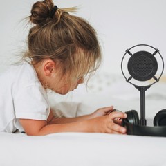 Retro Microphone Vintage Model Child Old Fashion Microphones Props Photo