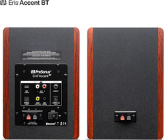 Eris Accent BT 60W Powered Bookshelf Bluetooth Speakers – Studio Monitors for Tu