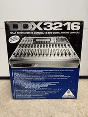 Behringer DDX3216 Fully Automated 32-Channel 16-Bus Digital Mixing Console W/box