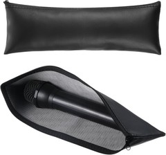 Versatile Microphone and Accessory Storage Bags – 2 Pack Zippered Pouches