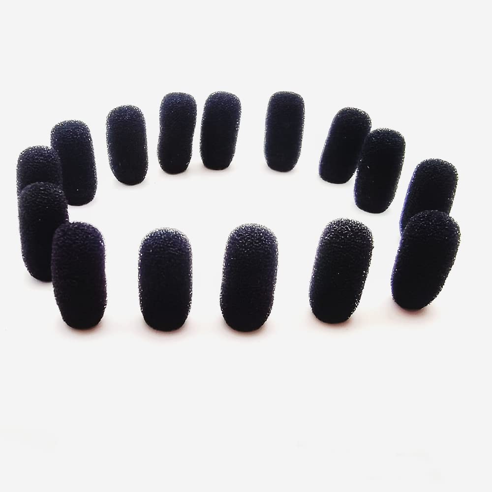 LINHUIPAD 15 Pack Mini Lavalier Foam Cover Windscreen for Countryman E6 and O…