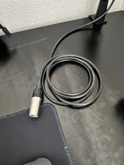 Fifine Black Dynamic XLR 3-Pin Wired Microphone w/ Boom Arm & Cable