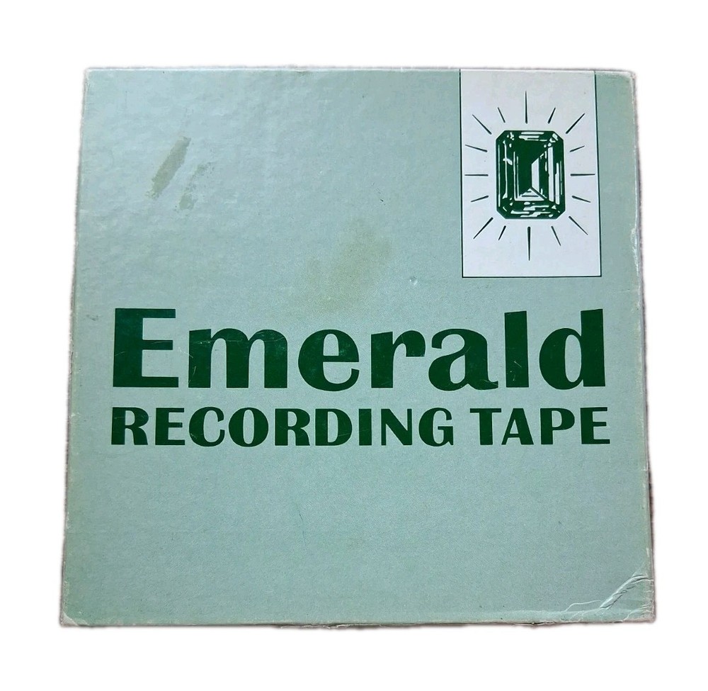 Emerald Recording Tape 1/2 Mil Polyester 1/4” Inch 2250 ft. 686 m 051 Vintage