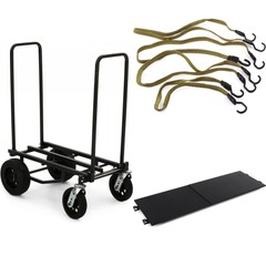 Rock N Roller R12STEALTH All-Terrain Stealth 8-in-1 Folding Multi-Cart with