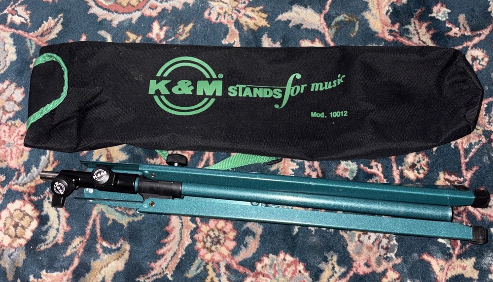 Konig & Meyer Model 10012 Universal Stand Sheet Music Holder Metal Green