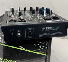 Mackie ProFX6v3 6-Channel Professional Effects Mixer w/USB ProFX6 v3