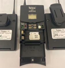 Lot of 5 Telex SafeWT Band A2 UHF Wireless Beltpack Transmitter Tested for Power