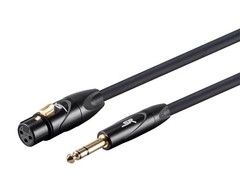 Monoprice XLR Female to 1/4Inch TRS Male Cable – 6 Feet | 16AWG, Gold Plated