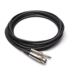 Hosa MCH-110 XLR3F to 1/4 in TS Microphone Cable, 10ft