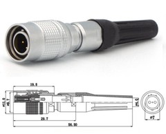 mini XLR YC8 2-pin 3-Pin 4 Pin 5-Pin 6mm quick self locking aviation plug socket
