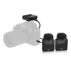 Behringer GO CAM Wireless 2 Digital Dual Clip-On Microphone System for Content C