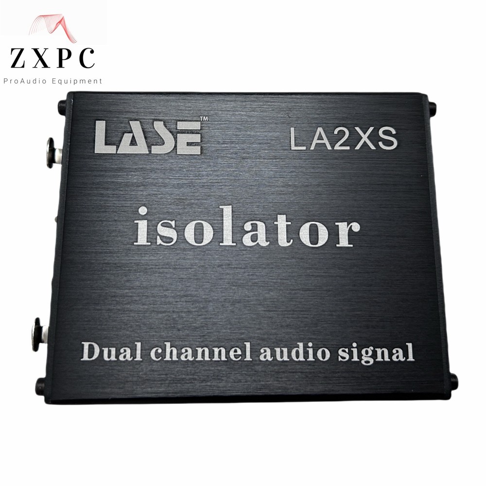 LASE LA2XS Dual-Channel Audio Isolator Noise Reduction Filter Eliminates Noise