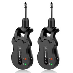 LEKATO 5.8G 2.4G Wireless Guitar Transmitter Receiver for Guitar Bass Keyboard