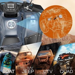 Pyle 600W Marine Grade Bluetooth 5.3’’ x 3.5’’ x 2.1’’ -inches, White