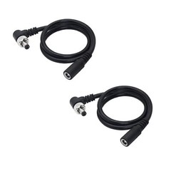 DC5.5*2.1 to Locking DC 2.1mm Power Cord For CCTV Security Camera/DVR/Monitor