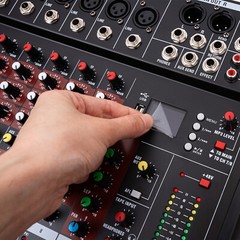 8 Channel USB Bluetooth Live Studio Audio Mixer Power Mixing Console Board w/USB