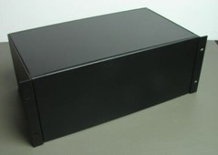 PROCRAFT ARBN-4U-10-BK 4U 10″ Deep All Aluminum 19″ Rack Mount Project Box