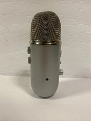 Blue Yeti USB Microphone Silver THX Certified Condenser Mic Tested Working.
