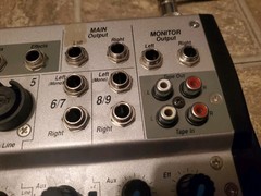Crate Mixer Cmx52 Audio Mixing Interface Console 5-channel mic w/power adapter