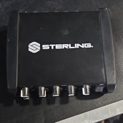 Sterling SHA4 4-Channel Balanced Headphone Amp TRS In/Out Black