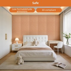 6-Pack Acoustic Panels 72×48 inches, Decorative Acoustic Panels, Self-Adhesive