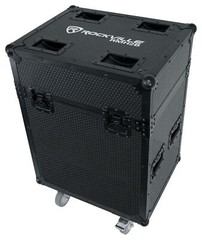 Rockville Black Road Case Fits 2) American DJ Vizi Beam RXONE Moving Head Lights