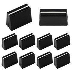 10 PCS Black Fader Caps Mixer Slider Knobs For Pioneer DJM 3502000 Series