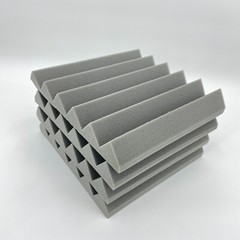 4 Pack Wedge Premium Acoustic Soundproofing Studio Foam Tiles 12″ x 12″ x 2″