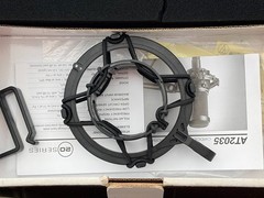 Audio-Technica AT8458a Microphone Shock Mount for AT2020, AT2035, & AT3060 Black