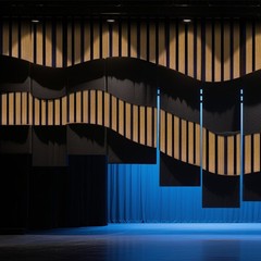 4PCS 195×125mm Polyester Fiber Acoustic Panels,Reverb-Free Decor for Recor