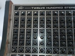 Peavey Twelve Hundred Stereo Mixer Model 1200 – Early Wood-Rear-Output Version