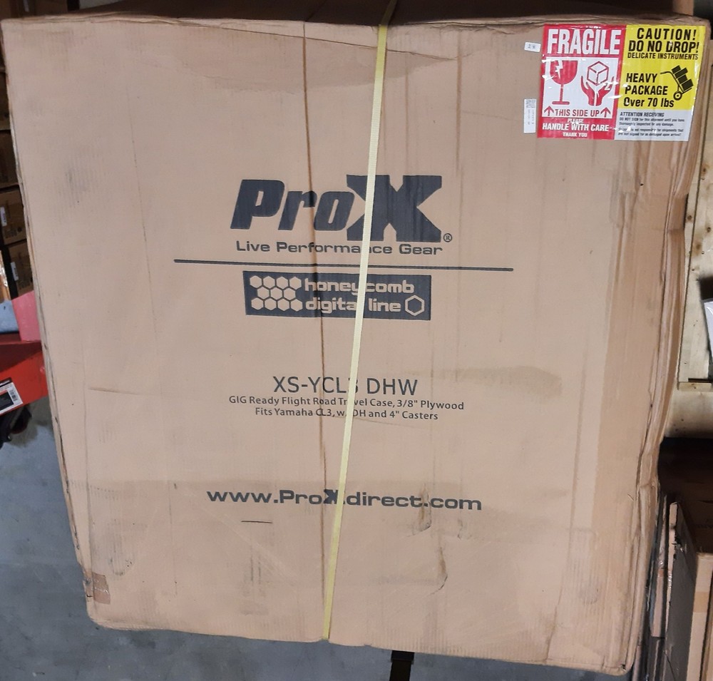 ProX GIG Ready Flight Road Travel Case With Wheels For Yamaha CL3 XS-YCL3DHW