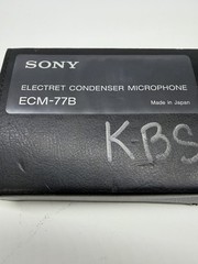 Sony ECM-77B Electret Condenser Omnidirectional Lavalier Microphone