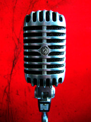 Vintage 1960’s Shure 55S dynamic cardioid microphone w Ampex stand 55 DISPLAY