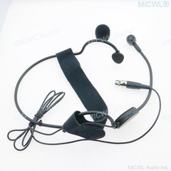PGA33 Cardioid HeadWorn Headset Condenser Microphone 4-Pin Locking for Shure …