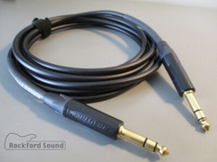 Canare L-4E6S Star Quad | 10 FT | Gold TRS to TRS Balanced Patch Cable