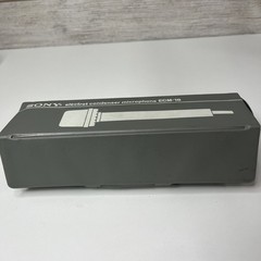 SONY Condenser Microphone ECM-18 Electret w Box Papers Stand