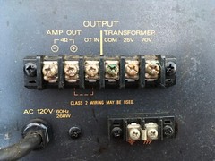 TOA P-150M Power amplifier 220w @ 4 ohm, work great $125.