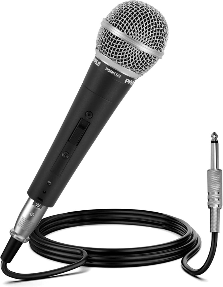 Pyle Professional Dynamic Vocal Microphone – Moving Coil Dynamic Cardioid