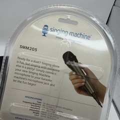 The Singing Machine SMM205 Dynamic Professional Microphone New Sealed w Box Wear
