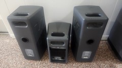 Kustom Profile System One KPS PM100T Powered PA Mixer Speakers Carrying Case
