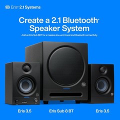 2.1 Speaker System with Subwoofer and Bluetooth Connectivity