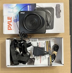 Pyle Portable Waist-Band Speaker W/ Headset Microphone USB & Aux-In PWMA60UB