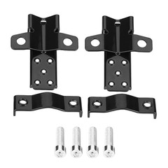 A Pair Metal Foldable Foot Pedal, Universal Frame Clamp on Type Folding Foot