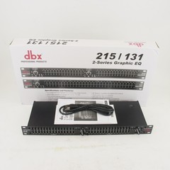 DBX 215 Dual Channel 15-Band Graphic Equalizer Testing Working NEW US