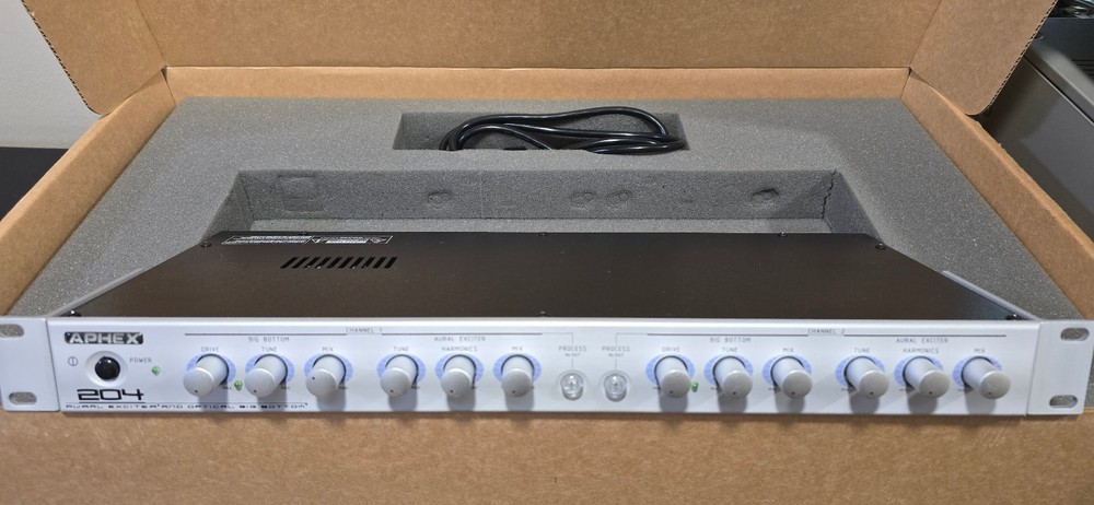 Aphex Model 204 Aural Exciter and Optical Big Bottom. Boxed/NOS?