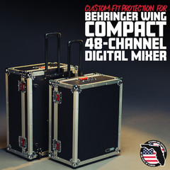 Gator Cases GTOUR Series Mixer Case for Behringer Wing Compact, no Doghouse