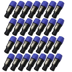 50PC Speakon Connector 4 Pole Male Audio Speaker Plug For Neutrik Speakon NL4FC